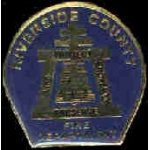 RIVERSIDE CO, CA FIRE DEPARTMENT PIN MINI PATCH PIN